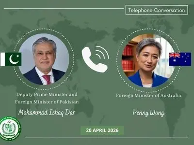 گفت‌وگوی وزرای خارجه پاکستان و استرالیا 