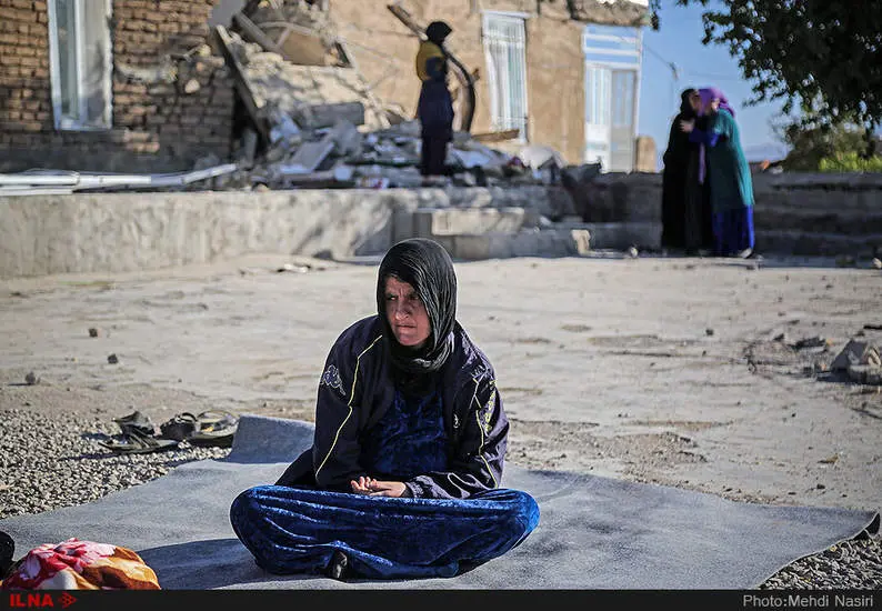 خسارات زلزله غرب کشور در روستاهای کرمانشاه