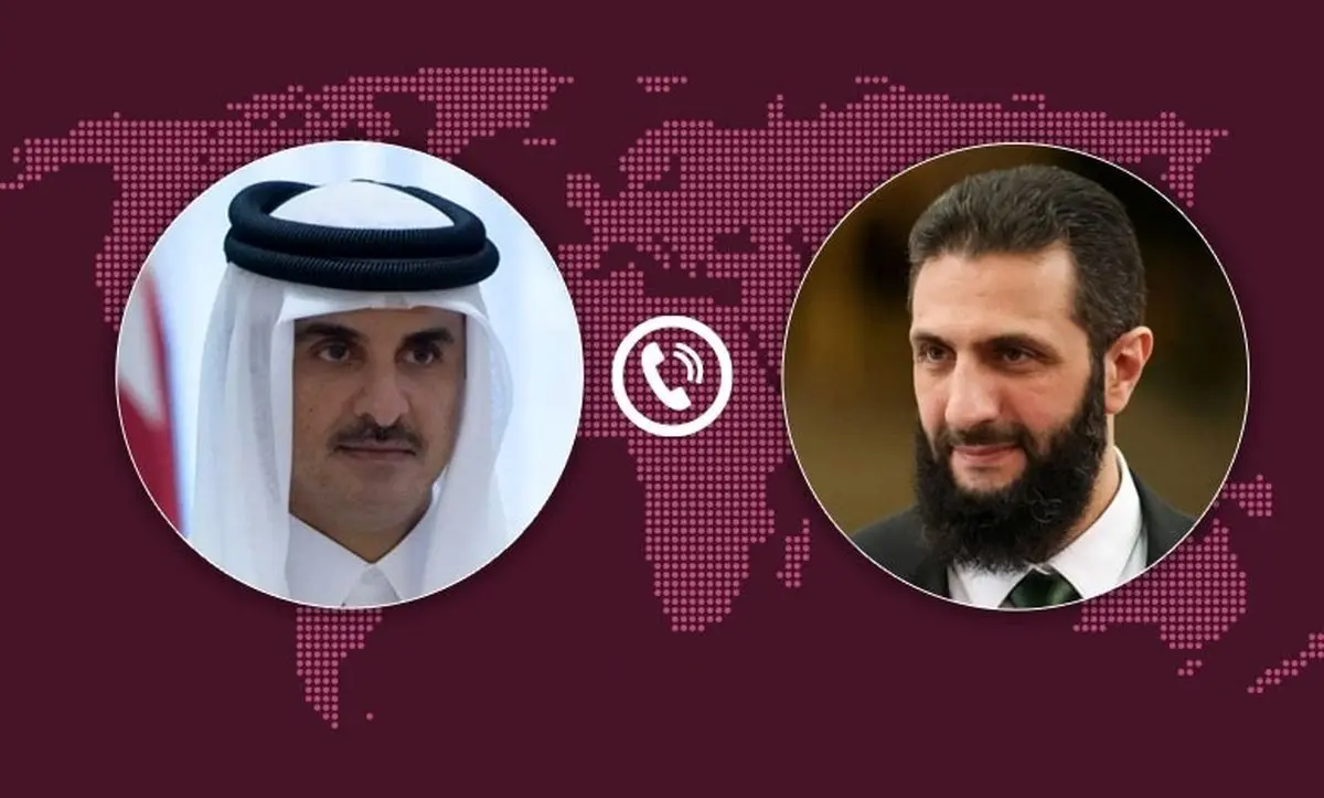 گفتوگوی تلفنی امیر قطر و محمد الجولانی