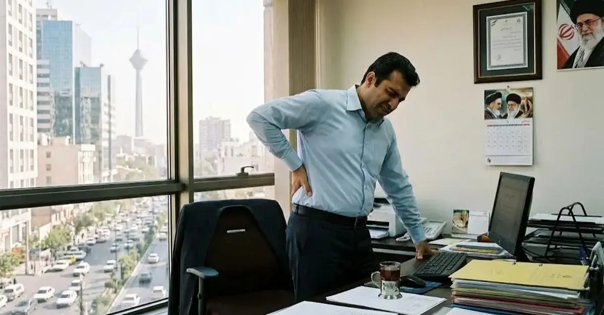 از پشت میزنشینی تا دیسک کمر