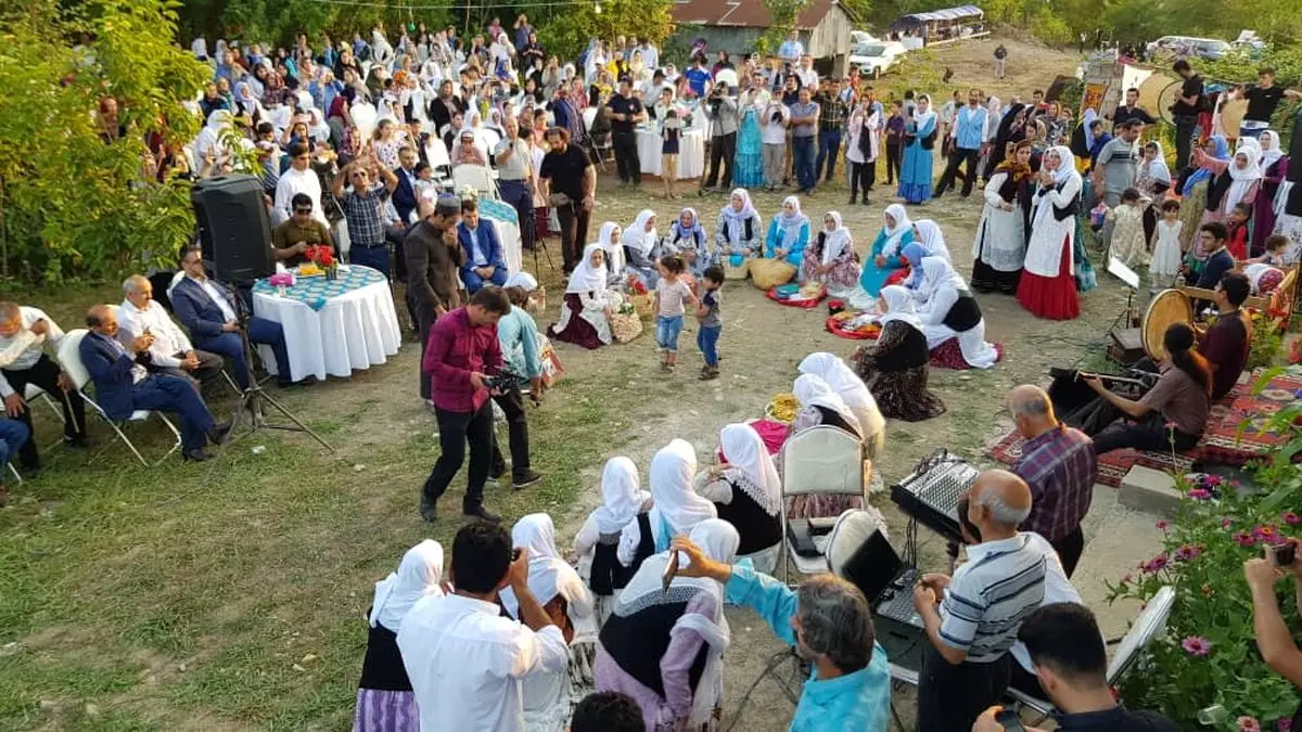 برگزاری جشنواره حوزه فرهنگی تالش در روستای شیر امیر محله رضوانشهر 