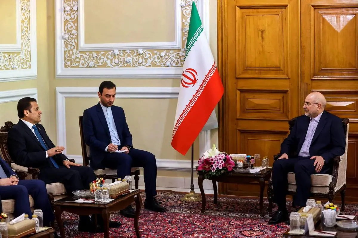 قالیباف با مشاور امنیت ملی عراق دیدار کرد