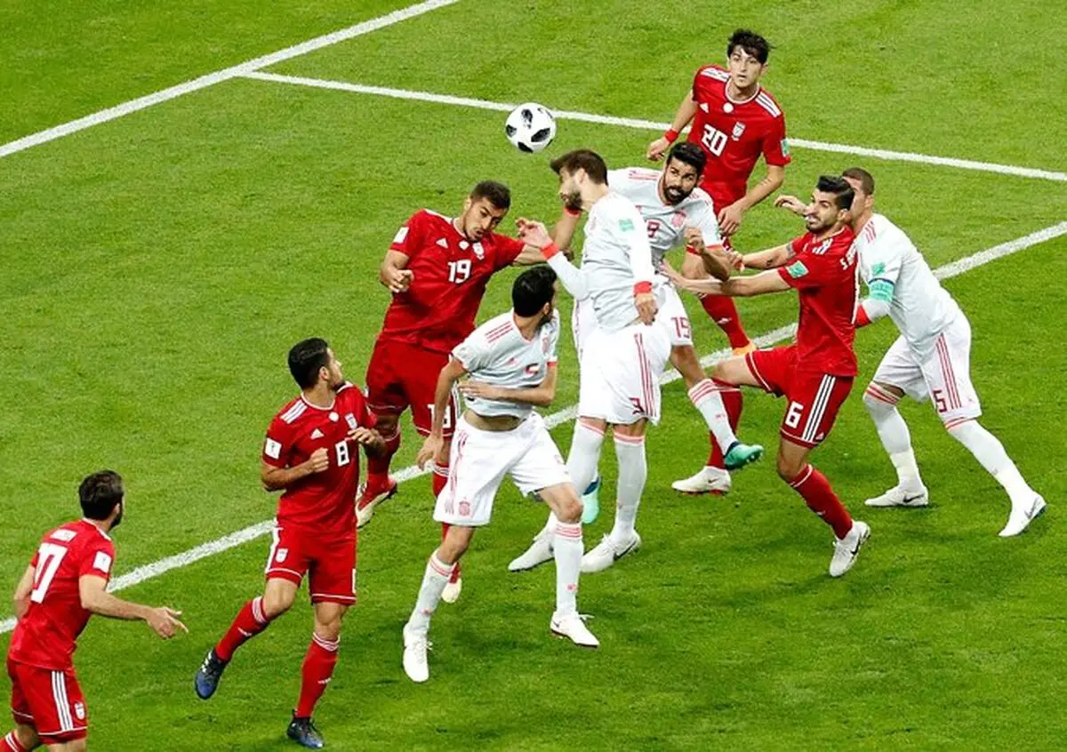 دفاع مردانه ایران اینگونه است (عکس)