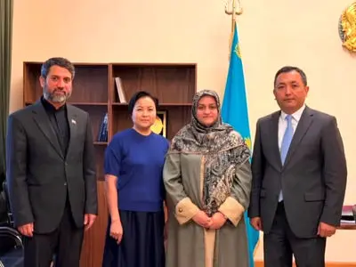 «گوشه ایران» در فرهنگستان علوم قزاقستان راه‌اندازی شد