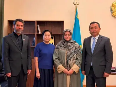 «گوشه ایران» در فرهنگستان علوم قزاقستان راه‌اندازی شد