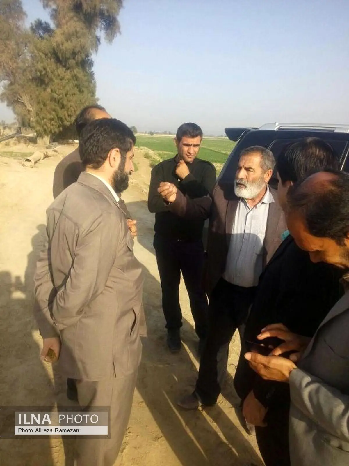 بازدید سرزده استاندار خوزستان از رودخانه زهره