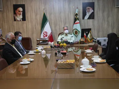 نشست مدیرکل کار و رفاه اجتماعی البرز با معاون نیروی انتظامی استان 