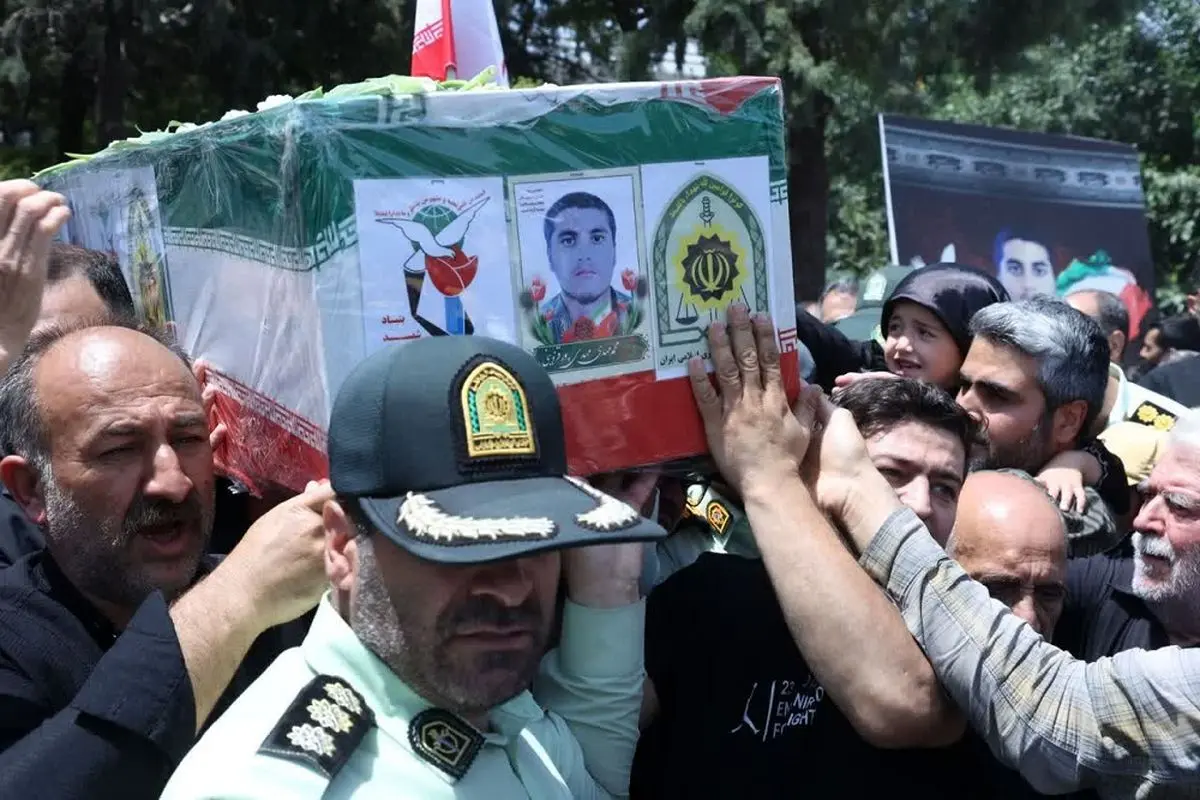تشییع باشکوه شهید مدافع وطن در قزوین