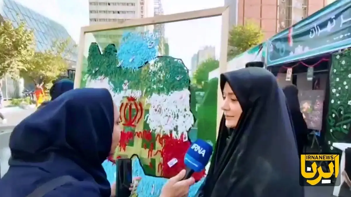 داستان قابی که در مسیر راهپیمایی۱۳ آبان خودنمایی کرد + فیلم