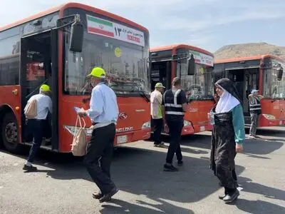 پایان خدمات حمل و نقل درون شهری برای زائران ایرانی در مکه مکرمه