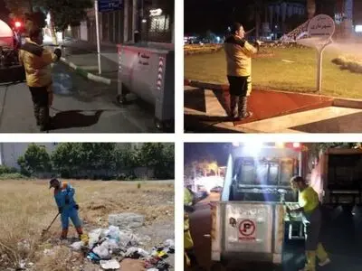 خدمات شهری گرگان بدون تعطیلی و با قوت ادامه دارد