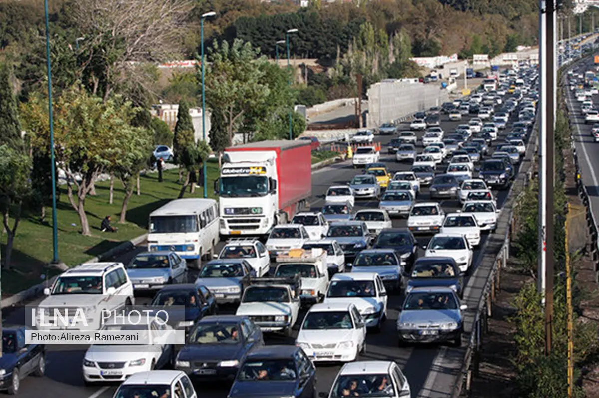 ترافیک سنگین در محورهای ورودی تهران / ثبت بیش از 13 میلیون تردد در 24 ساعت گذشته