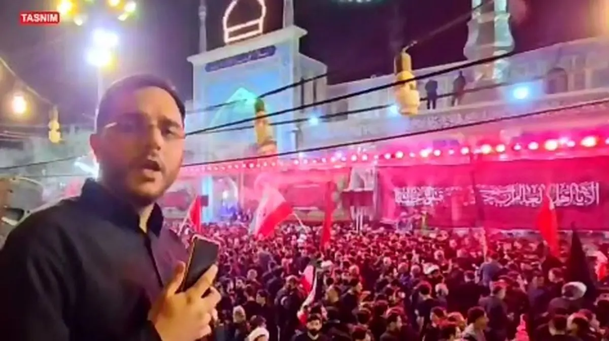 عزاداری سنتی شب عاشورا در بهبهان به عهد خون با امام خامنه ای تبدیل شد + فیلم