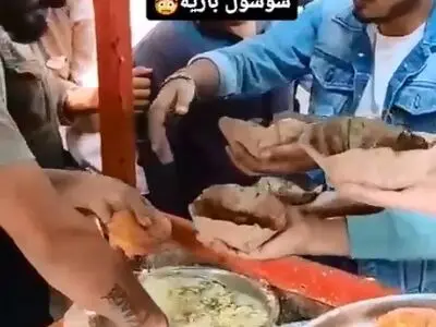 وضعیت عجیب غذای خیابانی در هند