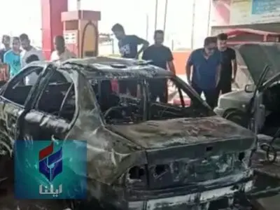 آتش‌سوزی یک دستگاه خودروی سمند در جایگاه سوخت هفتکل/ حادثه خسارت جانی در پی نداشت+ فیلم