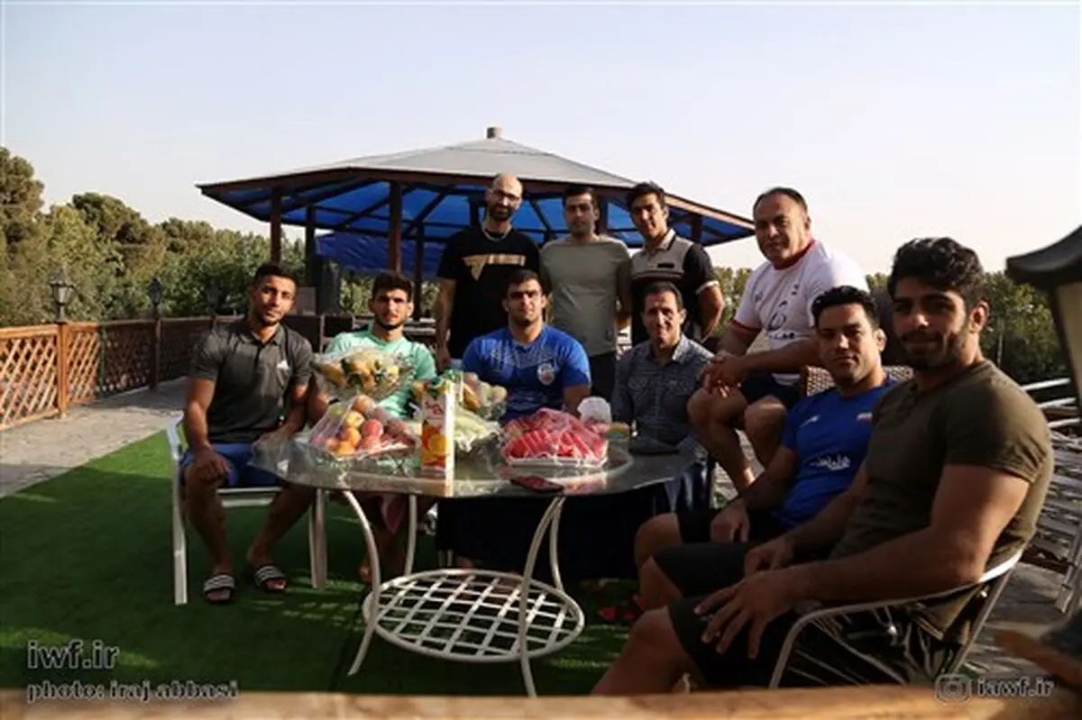 اردوی تفریحی تیم ملی کشتی فرنگی در منطقه کردان 