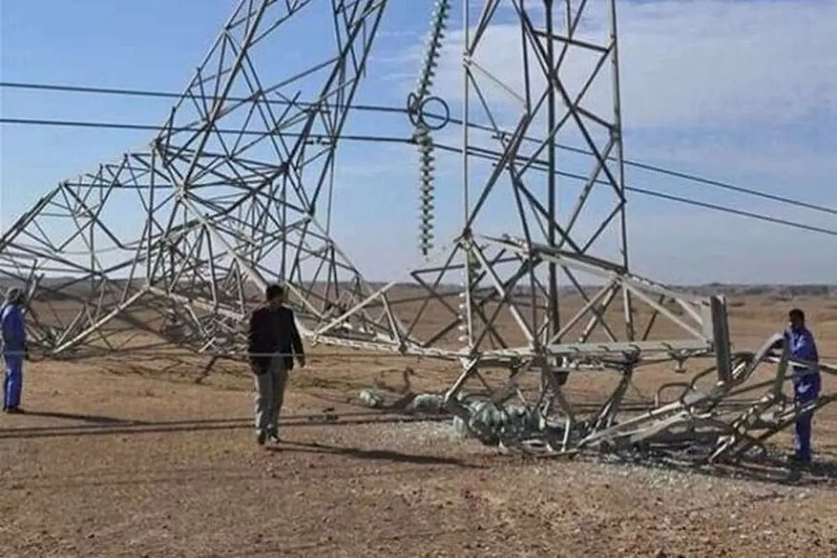 انفجار ۲ دکل برق در کرکوک
