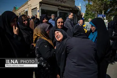 پیکر شهدای حمله رژیم صهیونیستی در قزوین تشییع شد