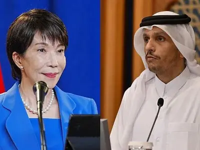 گفت‌وگوی تاکایچی و آل ثانی در رابطه با جنگ آمریکا علیه ایران 
