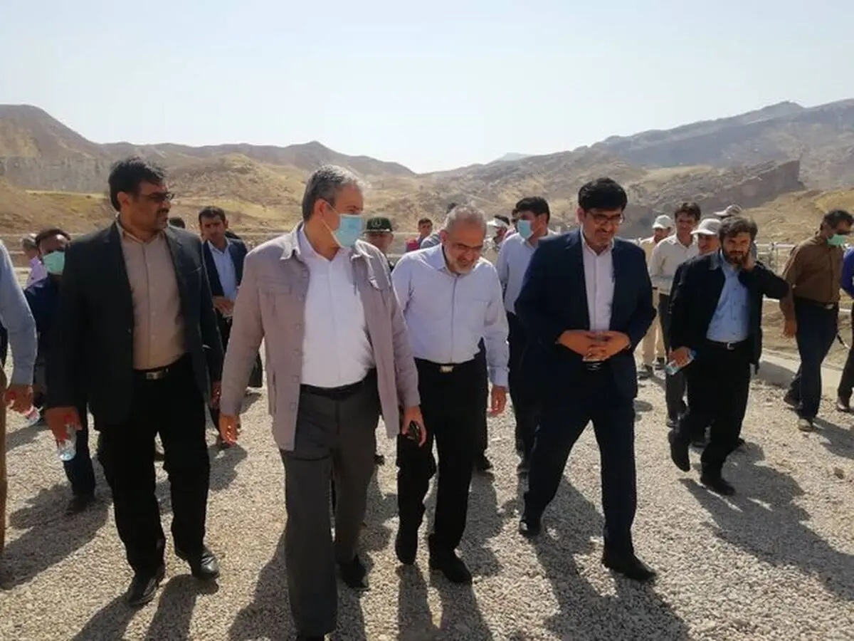 بازدید معاون رییس جمهور از پروژه های نیمه تمام استان بوشهر
