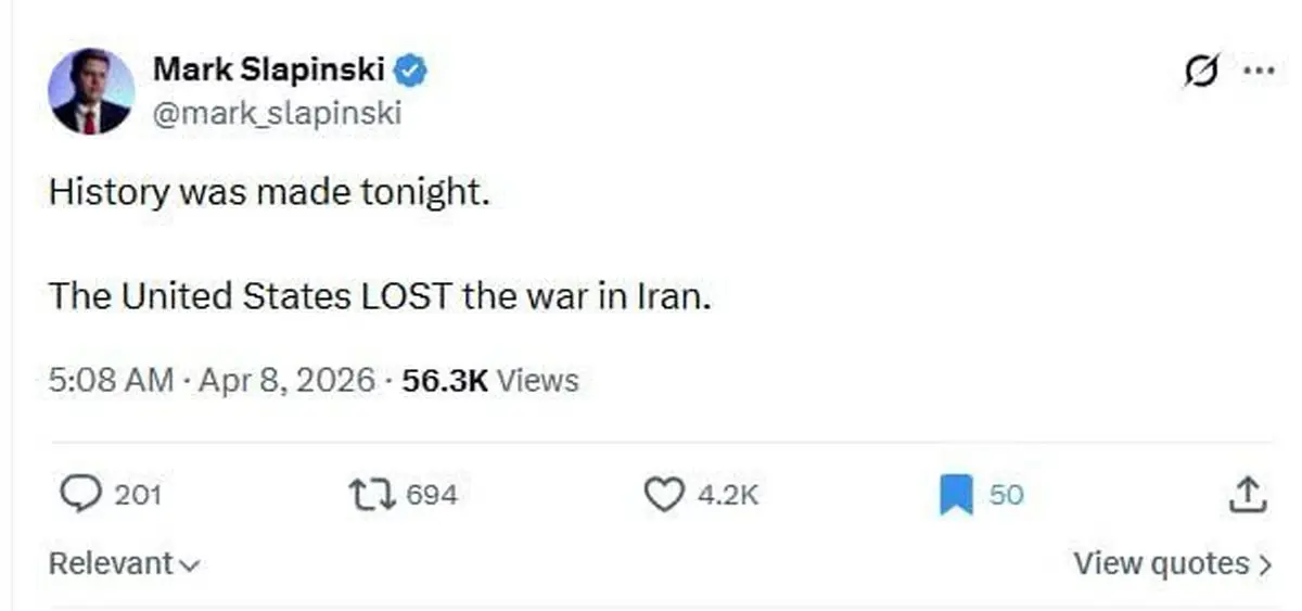 ایالات متحده جنگ در ایران را باخت