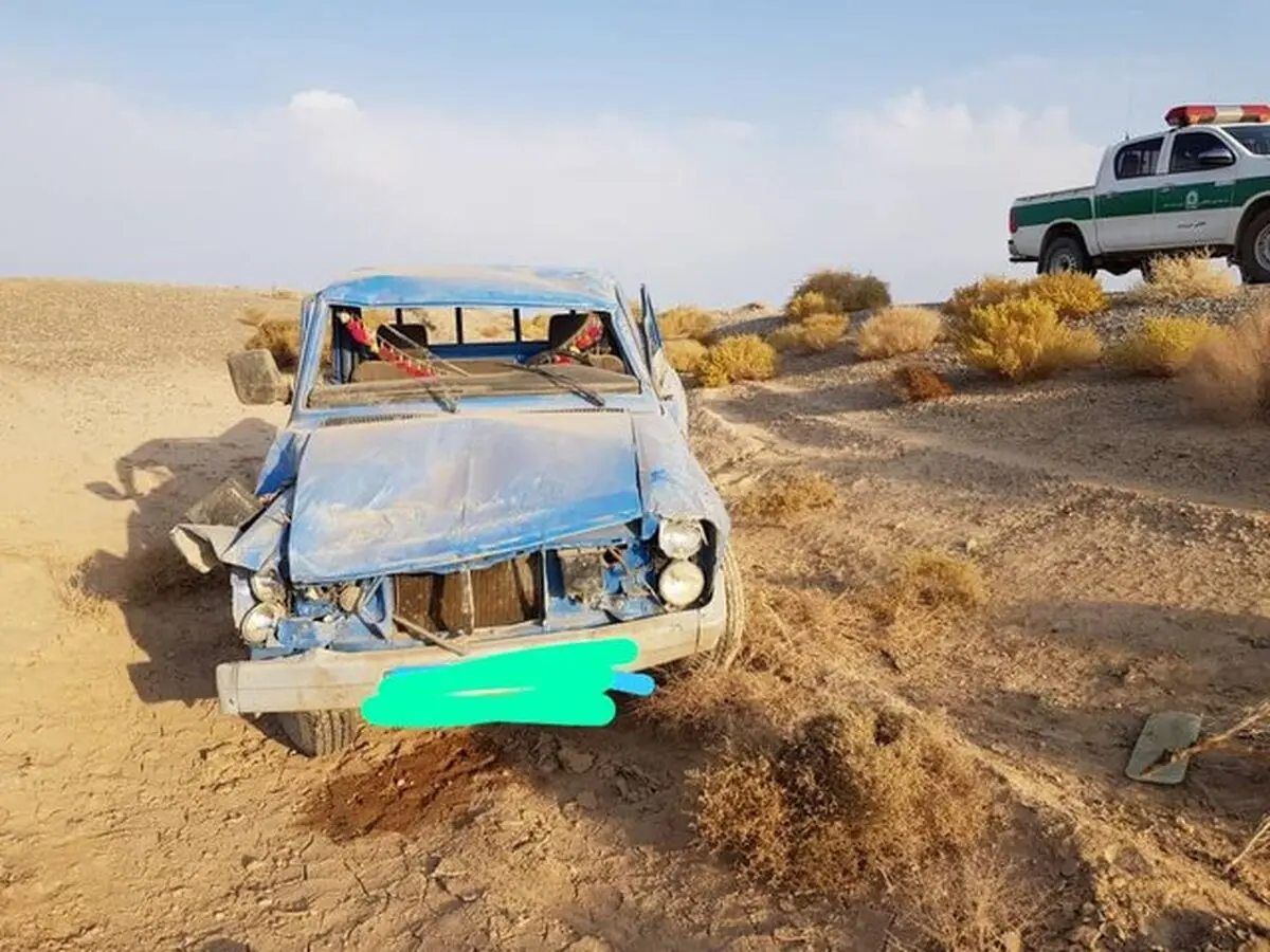 واژگونی یک دستگاه وانت در میناب یک کشته بر جای گذاشت