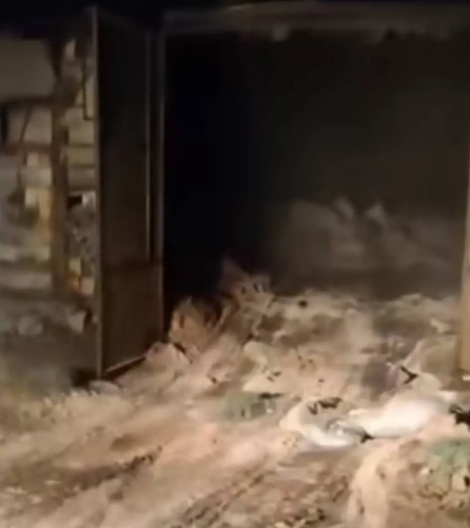 مصدومیت یک کارگر در آتش‌سوزی کارخانه زغال در نهاوند همدان