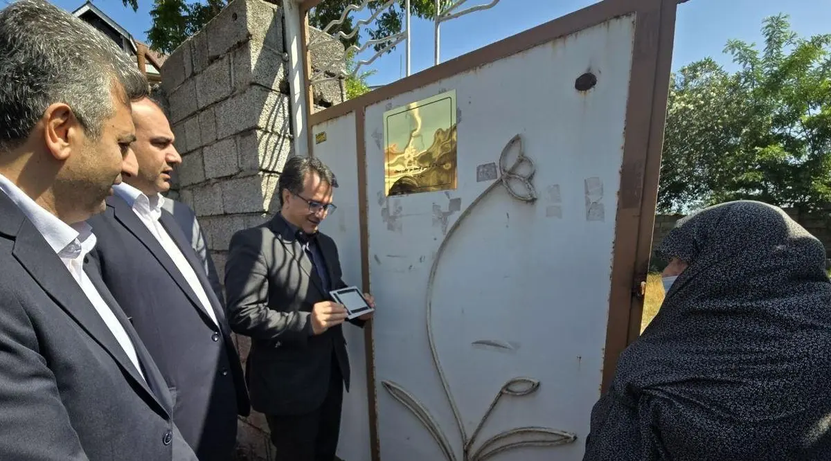 آغاز رسمی ایجاد پایگاه داده مکانی در شهر چاف و چمخاله و نصب پلاک کد پستی هوشمند