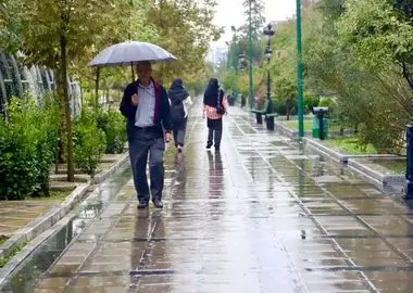 تداوم بارندگی در شمال و غرب کشور/ احتمال گرد و خاک در برخی مناطق همزمان با تشدید وزش باد 