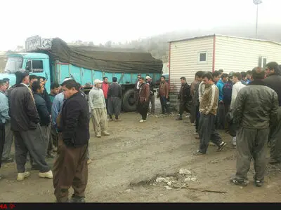 اعتراض کارگران مرز باشماق مریوان نسبت به عدم ارائه خدمات
