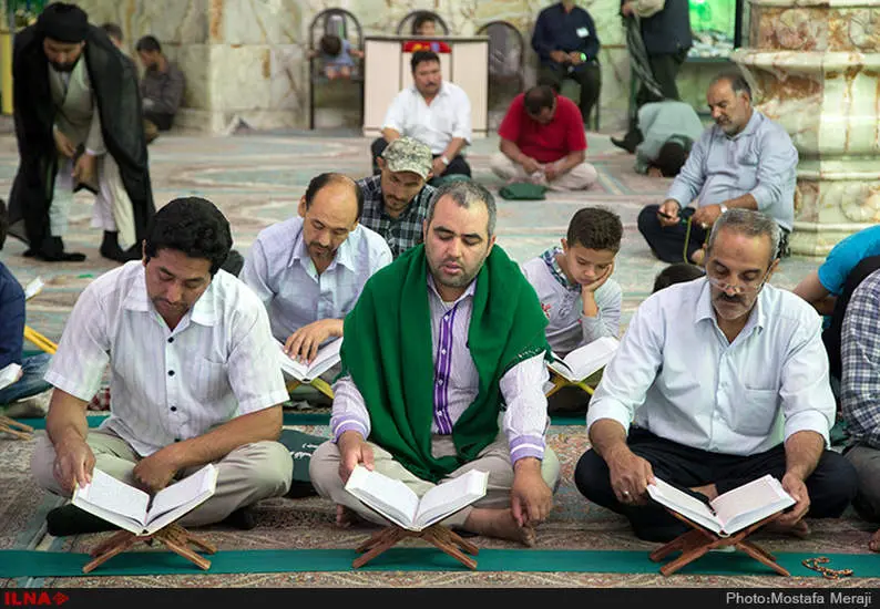 آئین جزء خوانی در مسجد مقدس جمکران، ماه رمضان