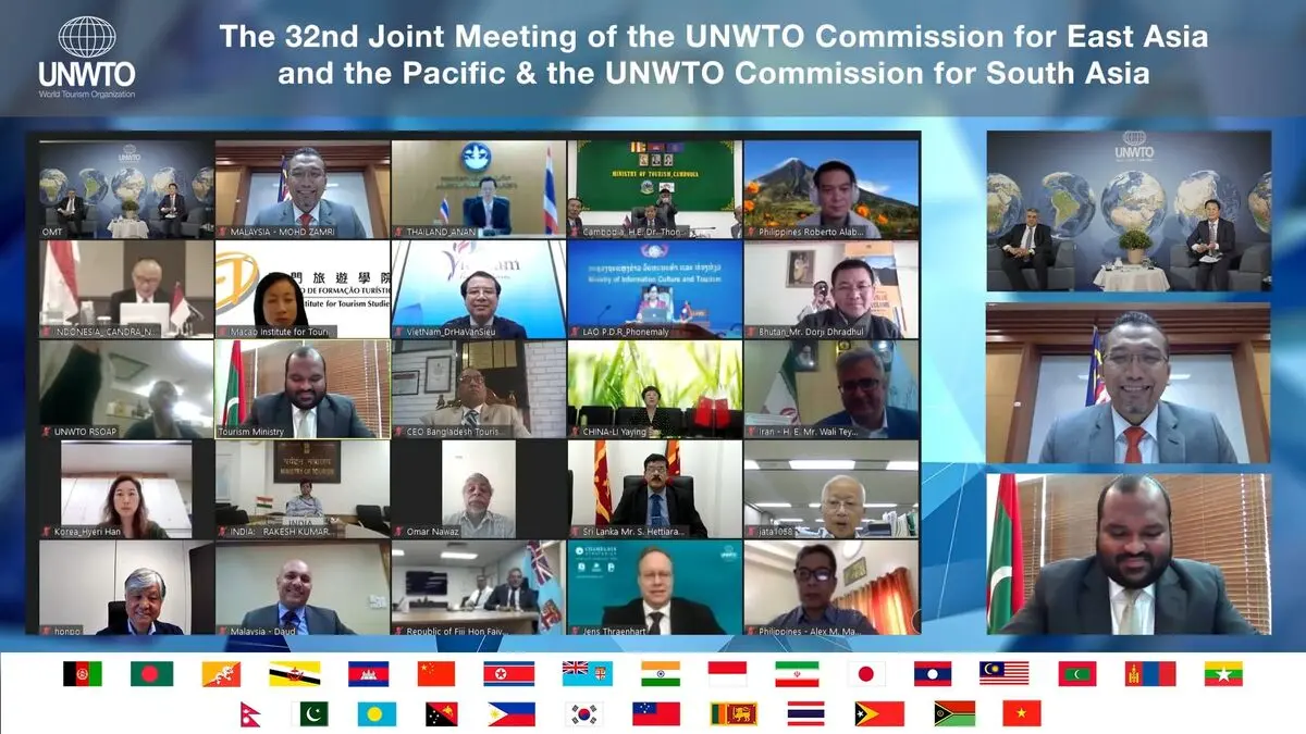 اجلاس کمیسیون مشترک جنوب و شرق آسیا و اقیانوسیه UNWTO برگزار شد