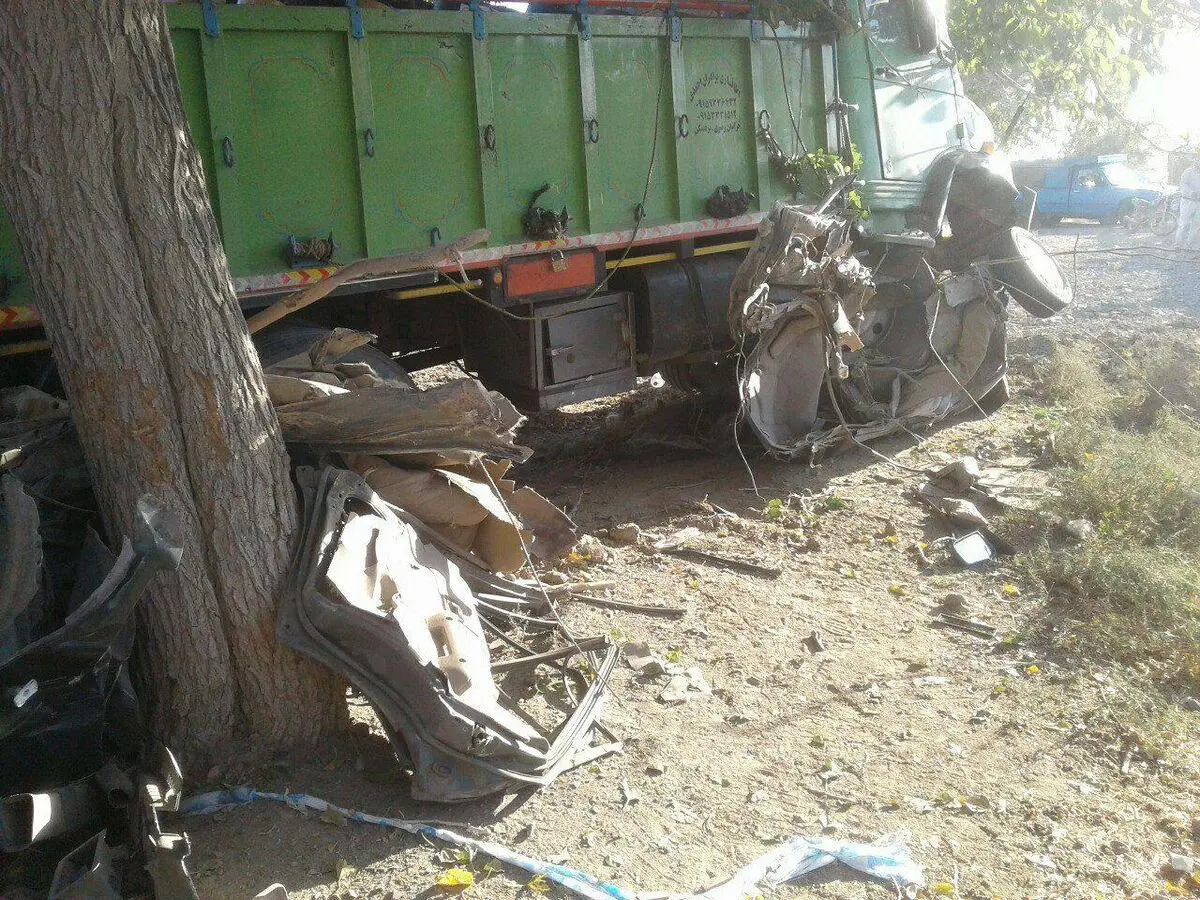 دو نفر در تصادف خونین محور بردسکن به خلیل‌آباد کشته و مجروح شدند