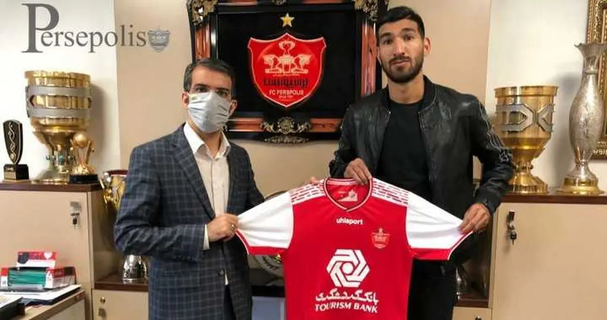 اولین حضور مغانلو در تمرین پرسپولیس (تصاویر)