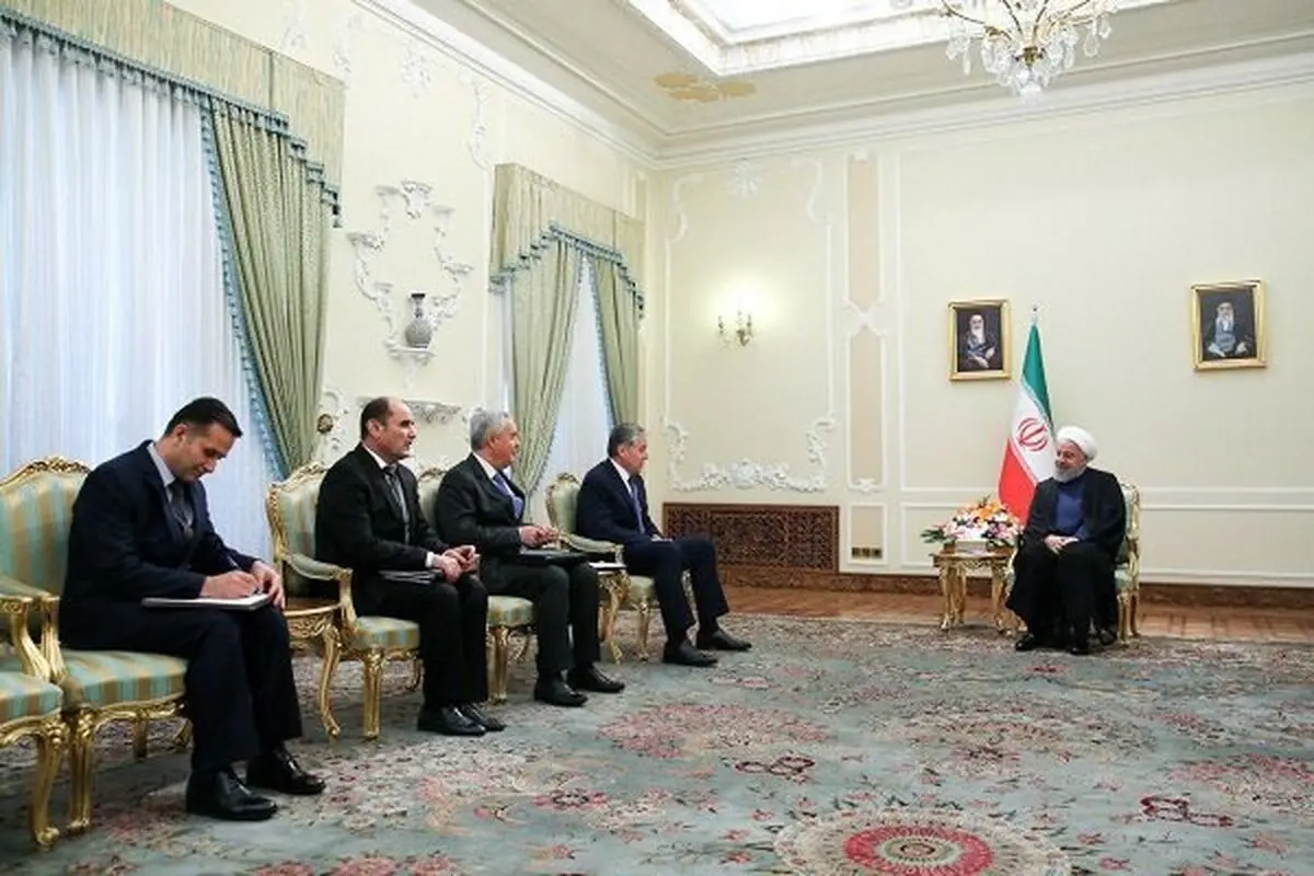 وزیر امور خارجه تاجیکستان با روحانی دیدار کرد