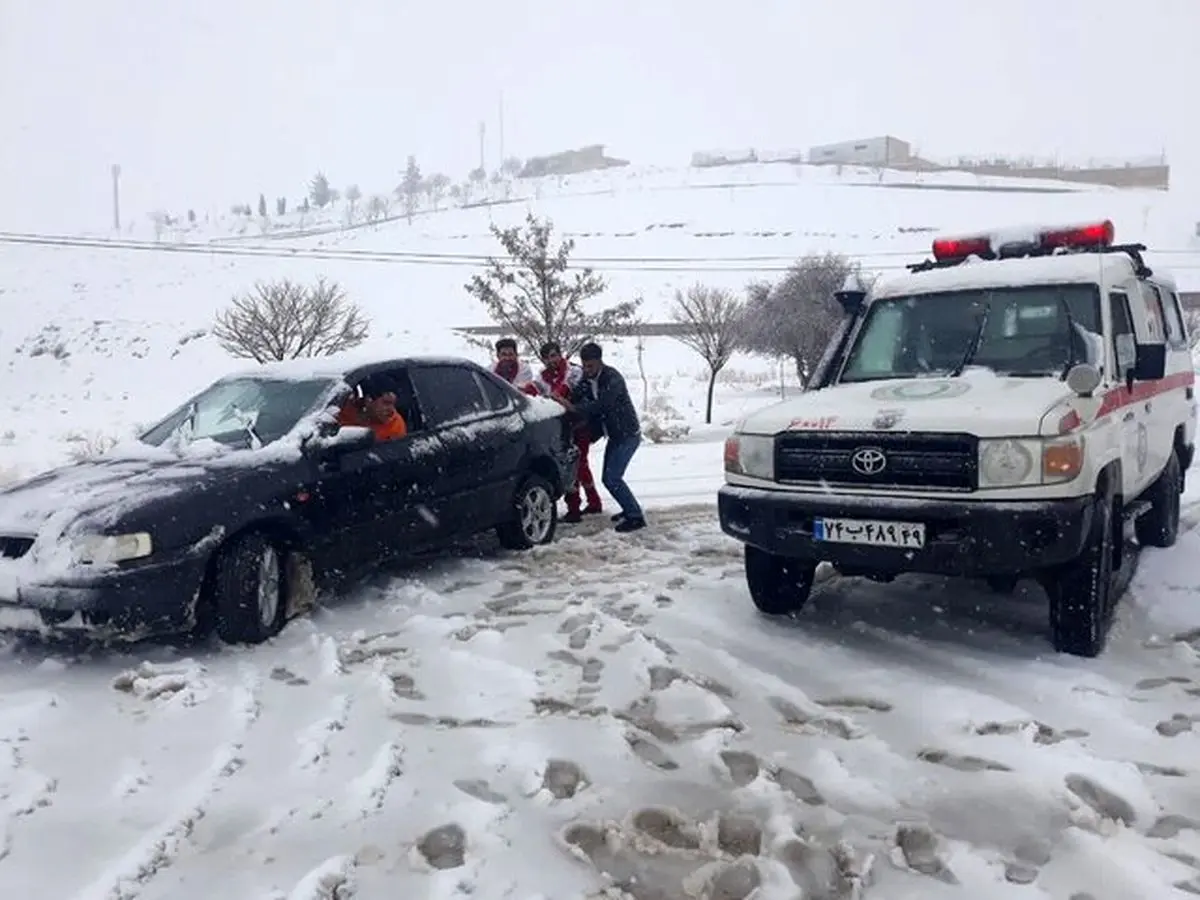 آمادهباش امدادگران در ۱۲ استان در پی پیشبینی بارش شدید باران و برف