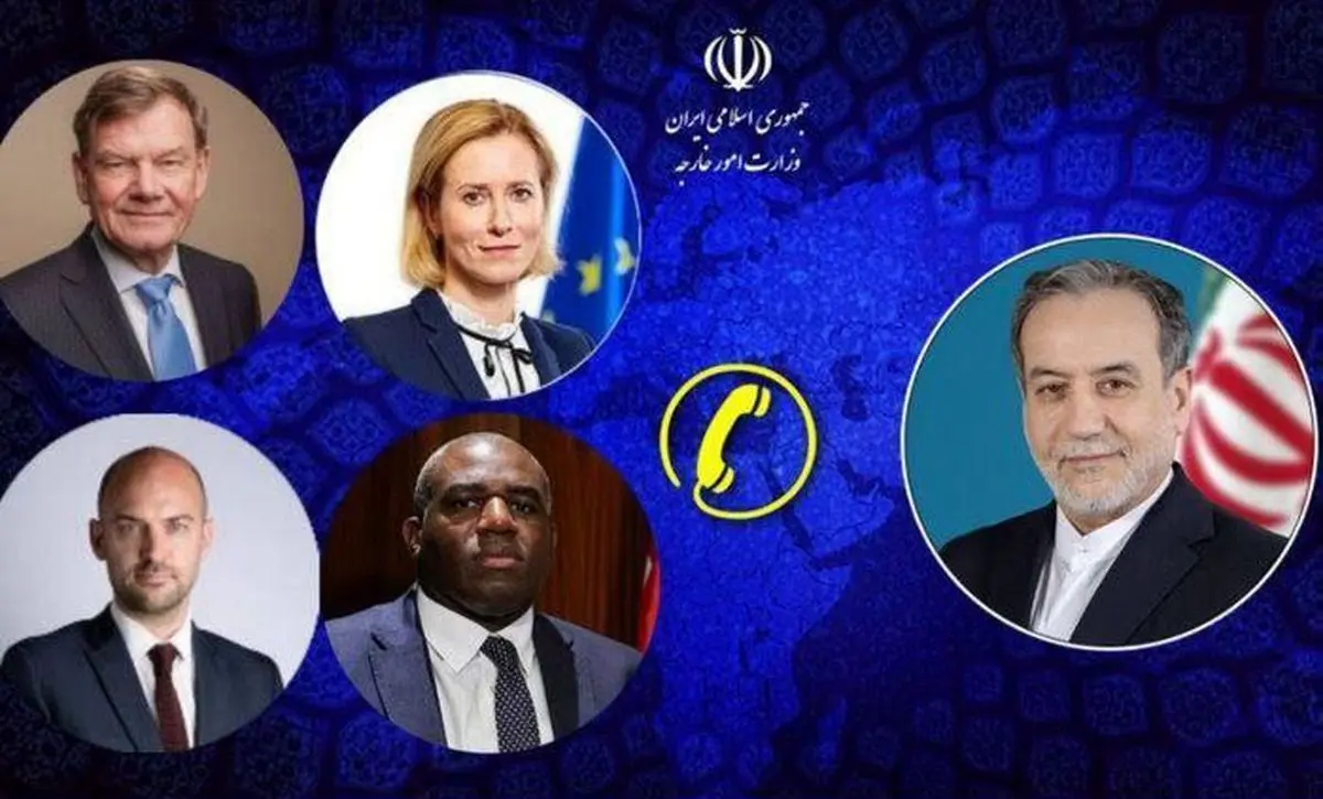 گفت‌وگوی تلفنی وزیر امور خارجه با همتایان اروپایی