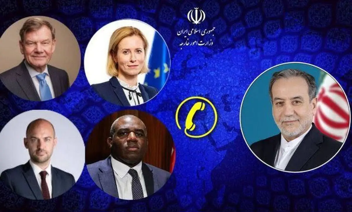 گفت‌وگوی تلفنی وزیر امور خارجه با همتایان اروپایی