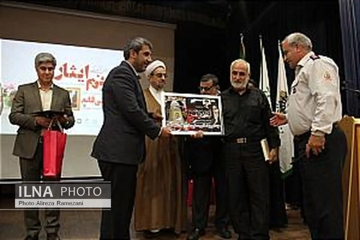  مراسم بزرگداشت آتش‌نشان شهید «علی قانع»