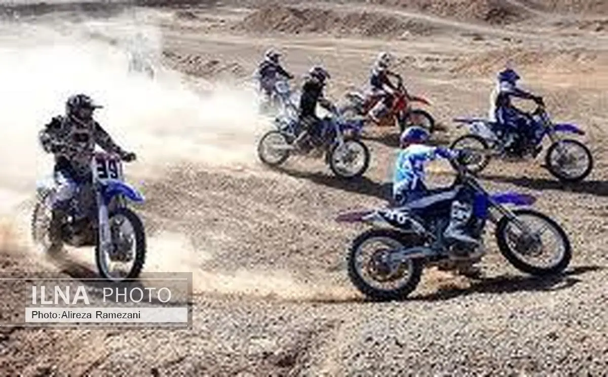 برگزاری مسابقات موتورکراس در شهرستان رودبار