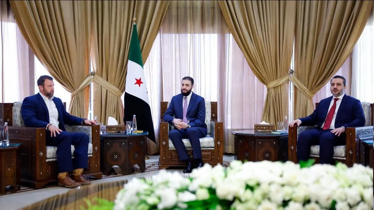دیدار الجولانی با شماری از اعضای کنگره آمریکا