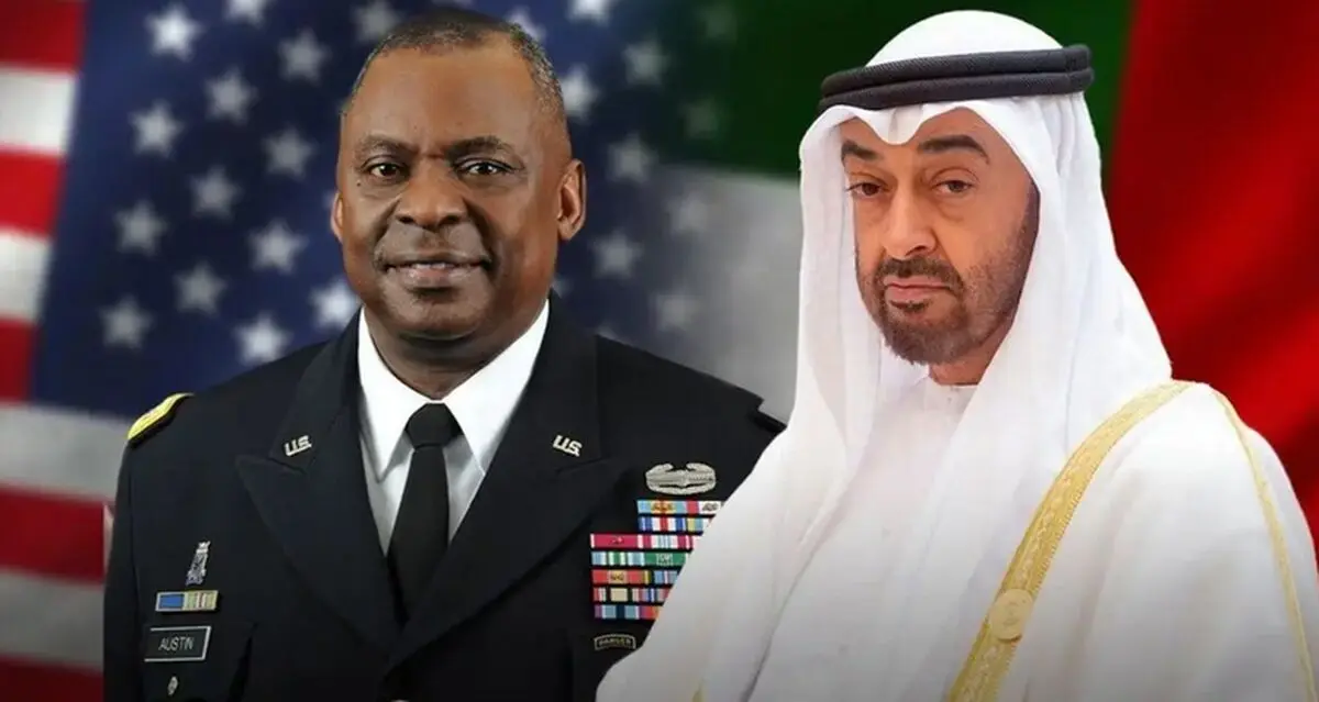 گفت‌وگوی تلفنی ولیعهد ابوظبی و وزیر دفاع آمریکا 