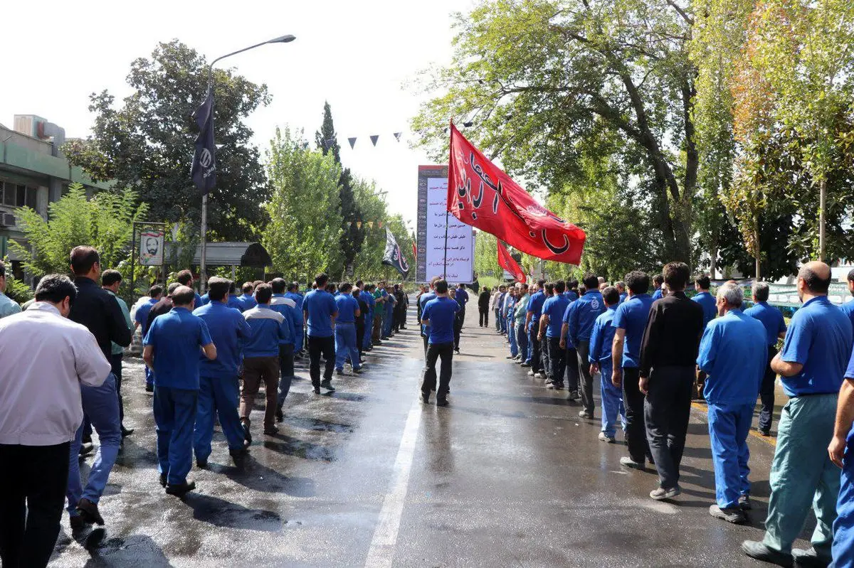 نوای یاحسین در شرکت زامیاد طنین انداز شد