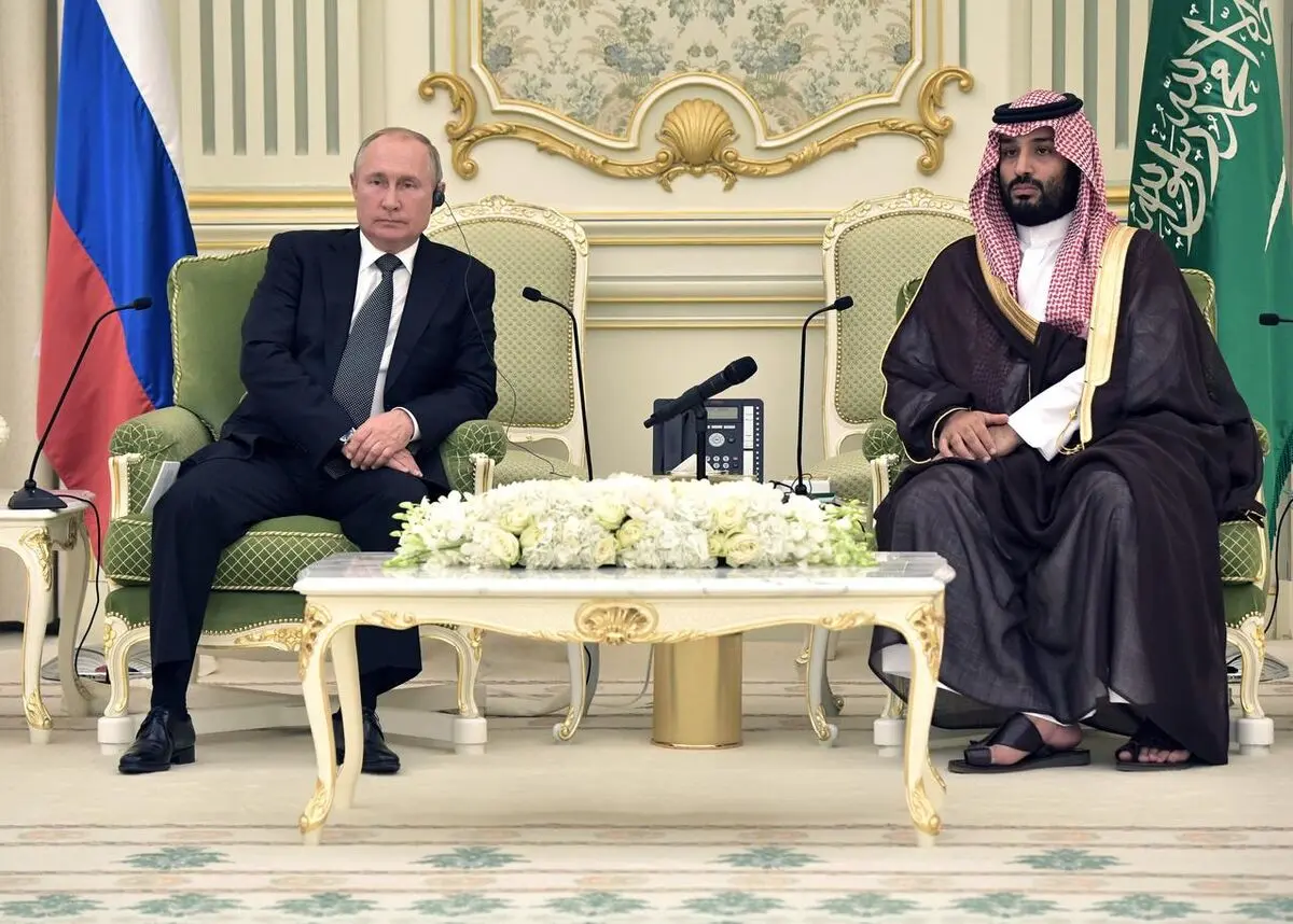 دیدار ولادیمیر پوتین و محمد بن سلمان