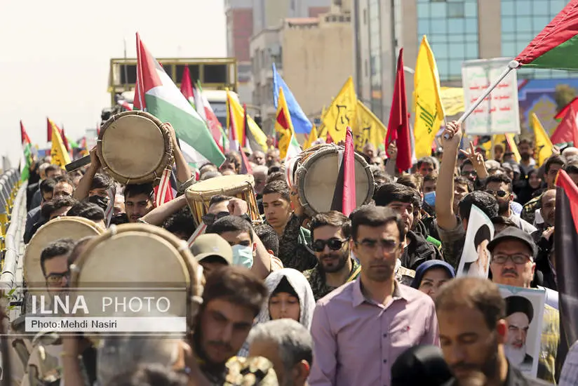  مراسم راهپیمایی روز قدس در تهران