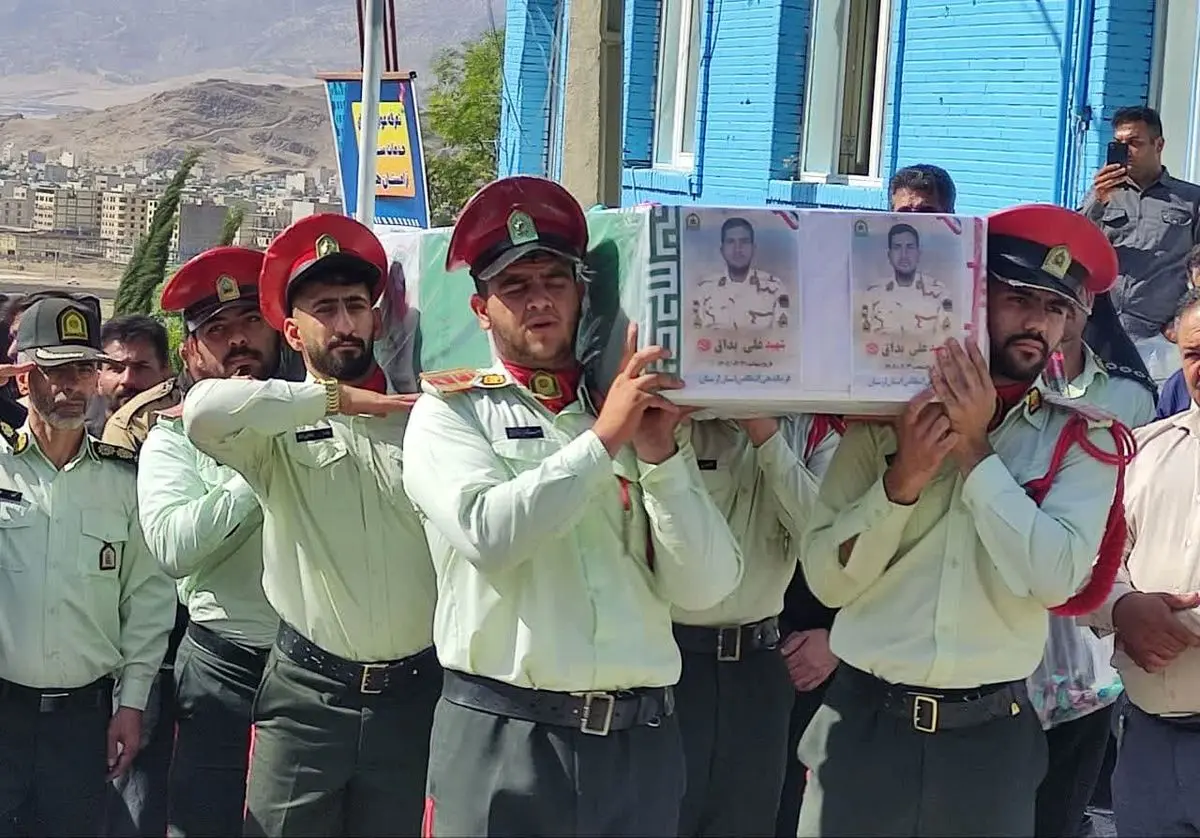 تشییع باشکوه پیکر شهید والامقام «علی بداق» در خرمآباد