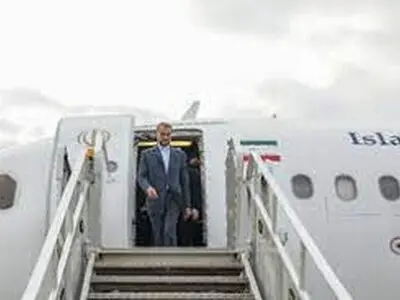 امیرعبداللهیان وارد تاشکند شد 