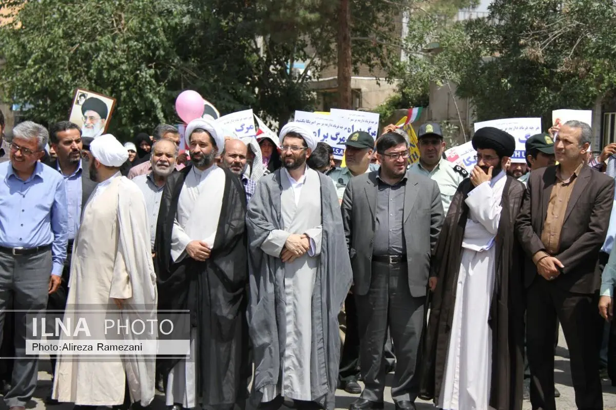 راهپیمایی روز جهانی قدس در قلعه نو برگزار شد