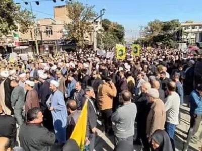 مردم قزوین جنایات رژیم صهیونیستی را محکوم کردند