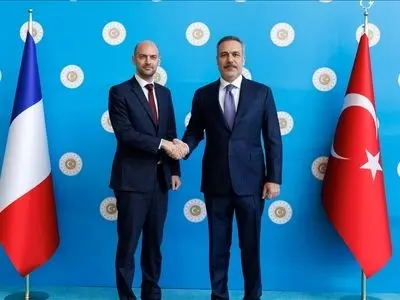 دیدار فیدان و همتای فرانسوی در آنکارا